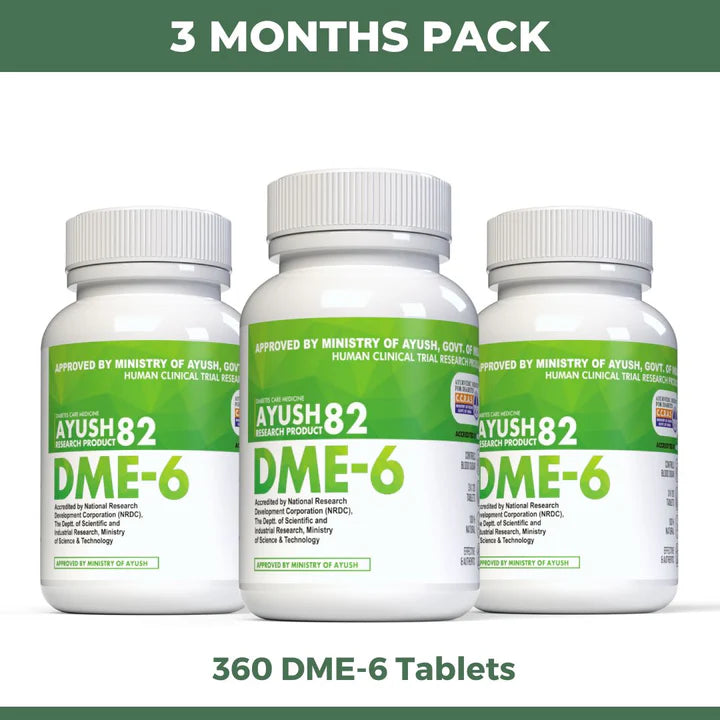 Ayurvedic Diabetes Control Medicine DME-6 | Natural Blood Sugar Support | CCRAS